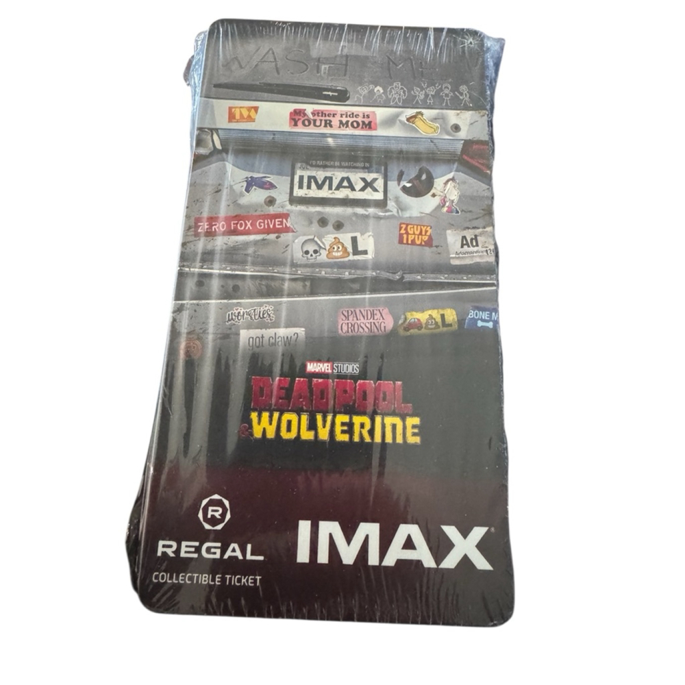 DEADPOOL & WOLVERINE
IMAX COLLECTIBLE TICKET
Set Of 2 REGAL THEATER
MOVIE